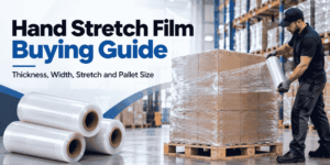 Hand Stretch Film Buying Guide: Thickness, Width, Stretch and Pallet Size